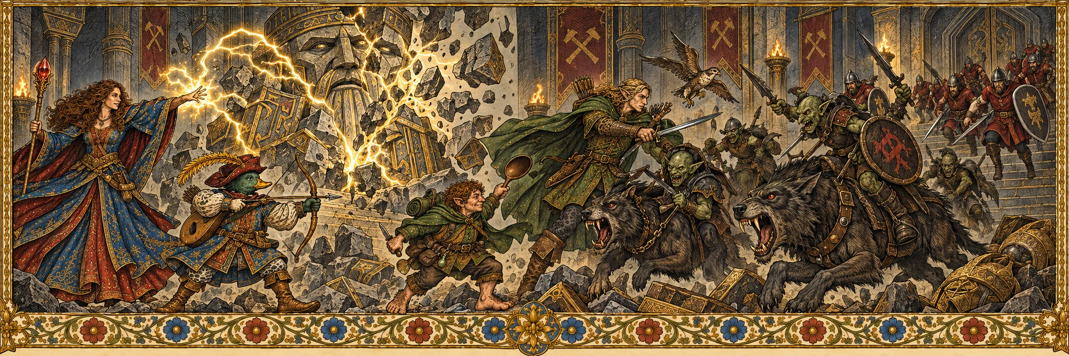 Der Kampf in der Sternenhalle