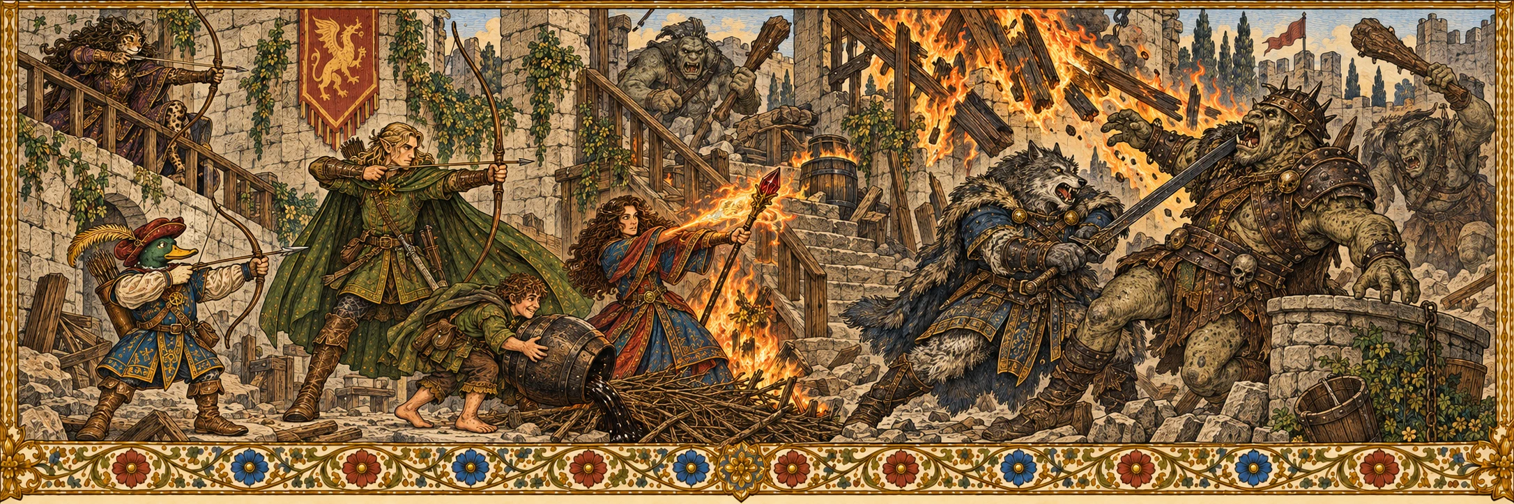 Feuer im Trollhof