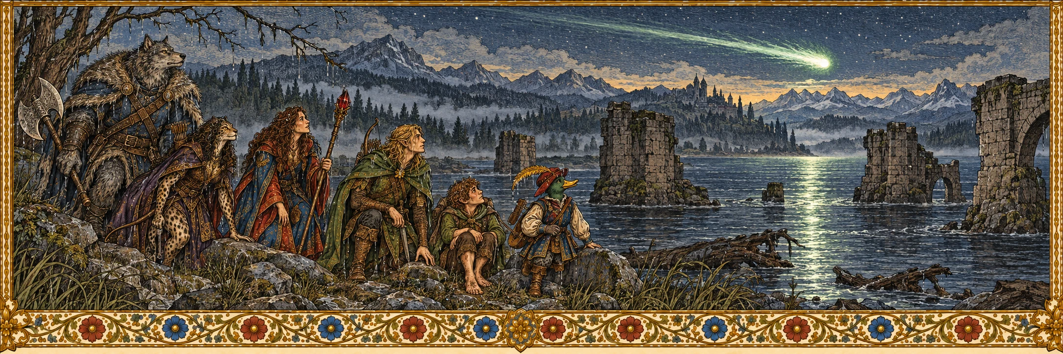 Der Stern über dem Spiegelsee